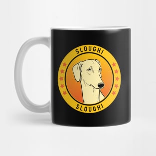 Sloughi Dog Portrait Mug